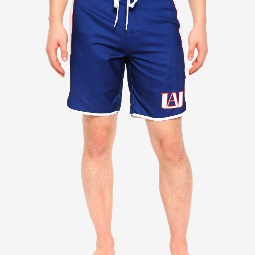 My Hero Academia Blue Swim Shorts NWT